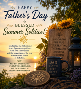 Happy Father’s Day & Blessed Summer Solstice!